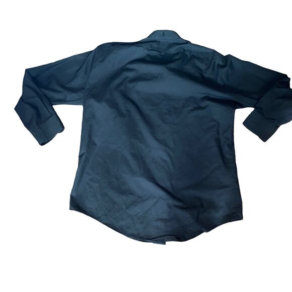 Chaplin Vintage Black Abstract Painted Long Sleeve Button Up Shirt Size Large - Picture 3 of 8